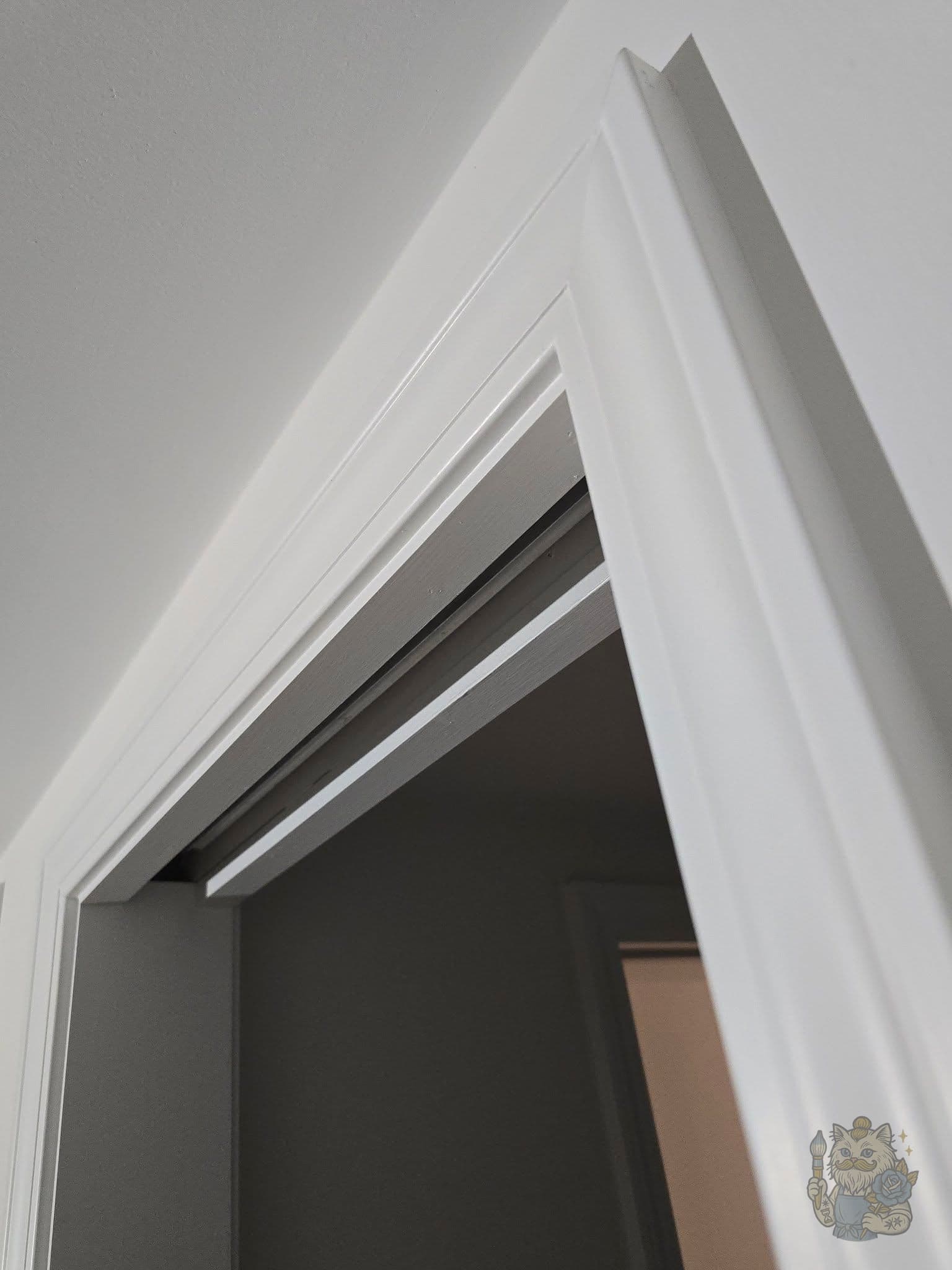 Interior painting detail